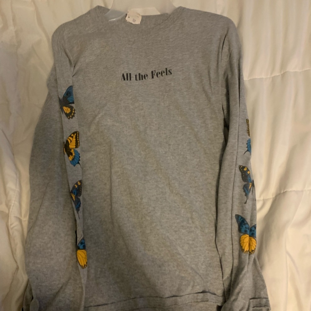 Butterfly long sleeve shirt